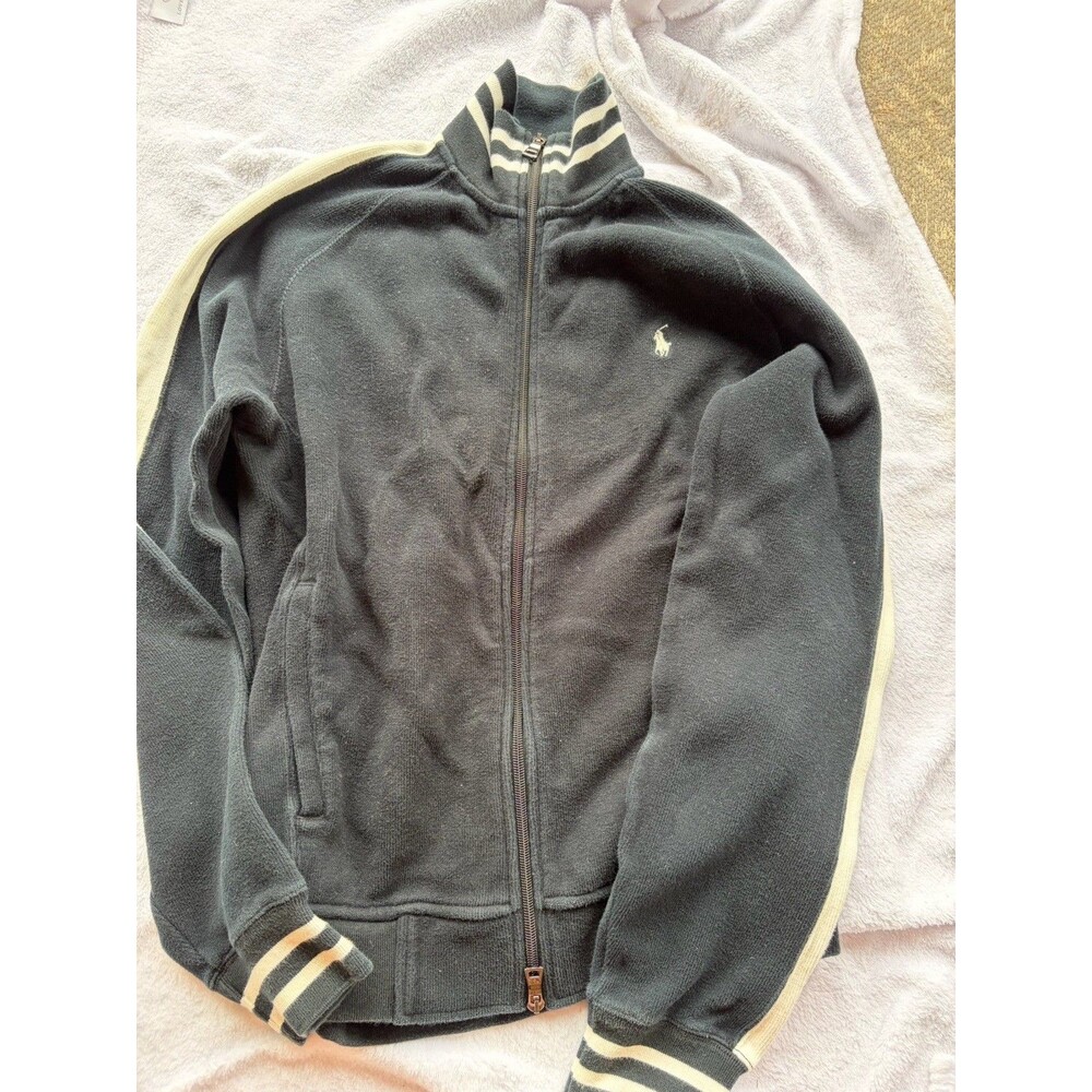Polo Ralph Lauren Men's Navy Full Zip Mock Neck Jacket Size S